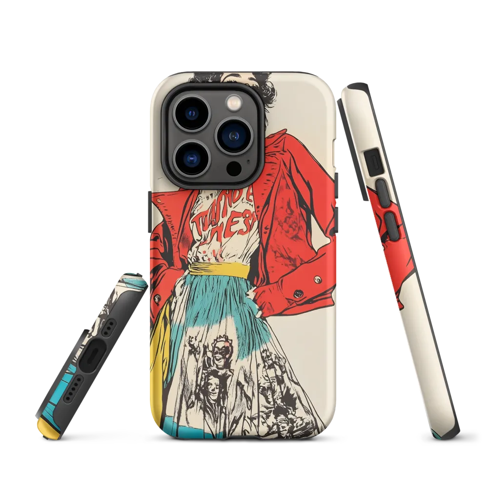 Vibrant Elegance: A Pop Art Fashion Statement
