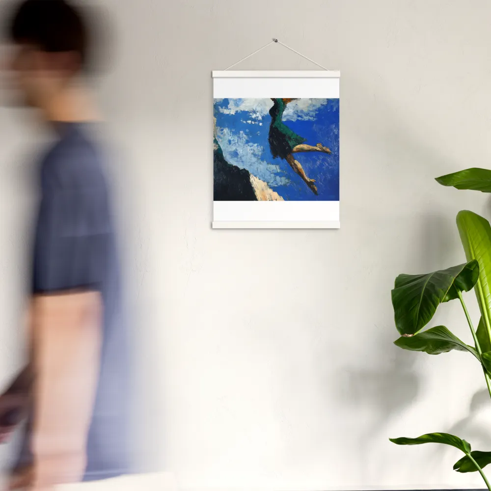 Boundless Ascent | Poster With White Wood Hanger | 16″×20″