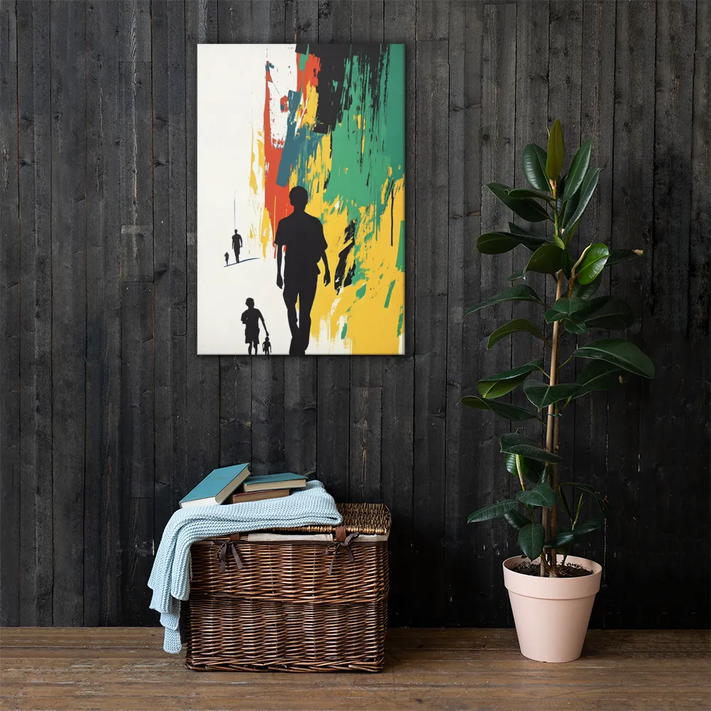 Journey of Silhouettes | Canvas | 24″×36″