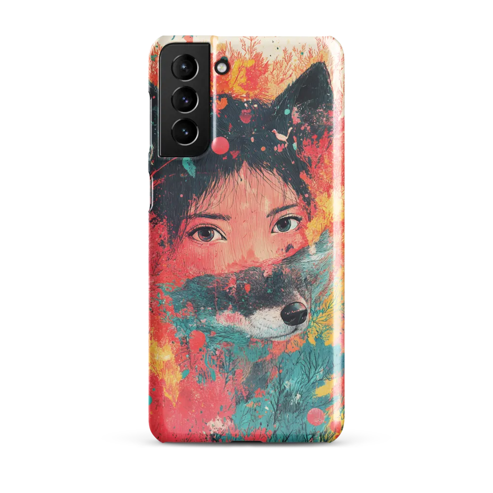 Harmony of Spirit: Girl and Wolf
