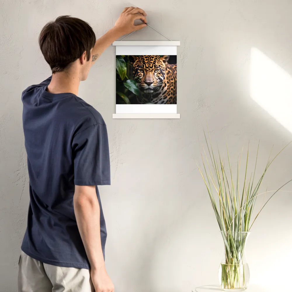 The Intensity of Nature: A Jaguar’s Gaze | Art Print