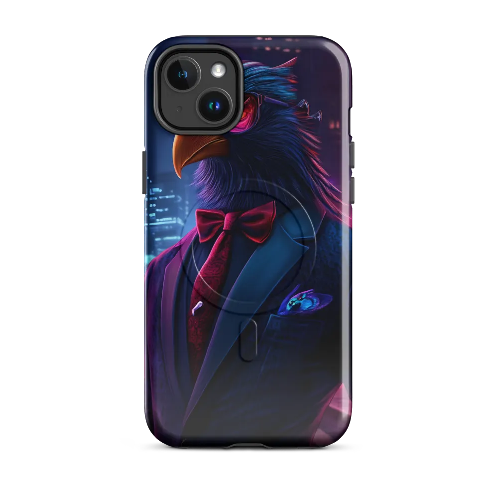 The Dapper Avian | Phone Case |  14 Plus | MagSafe® Tough Case | Glossy