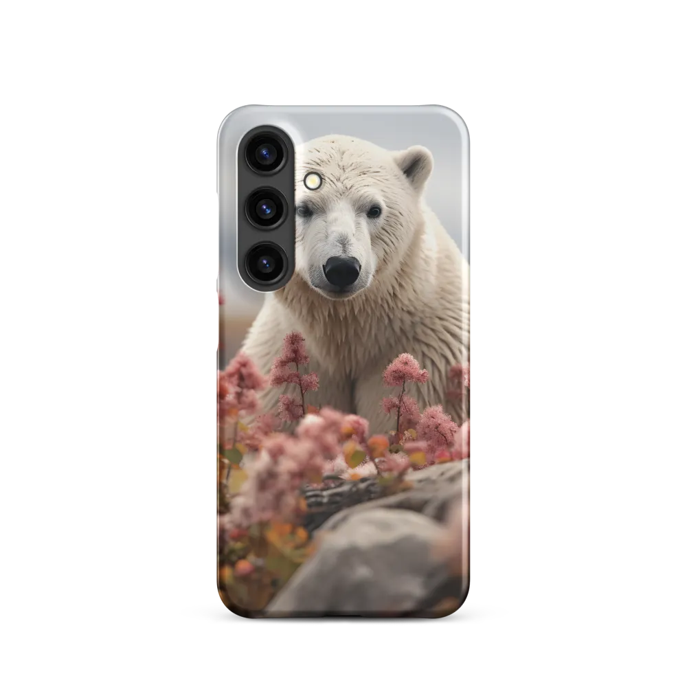 Curiosity Among Blooms: The Polar Bear