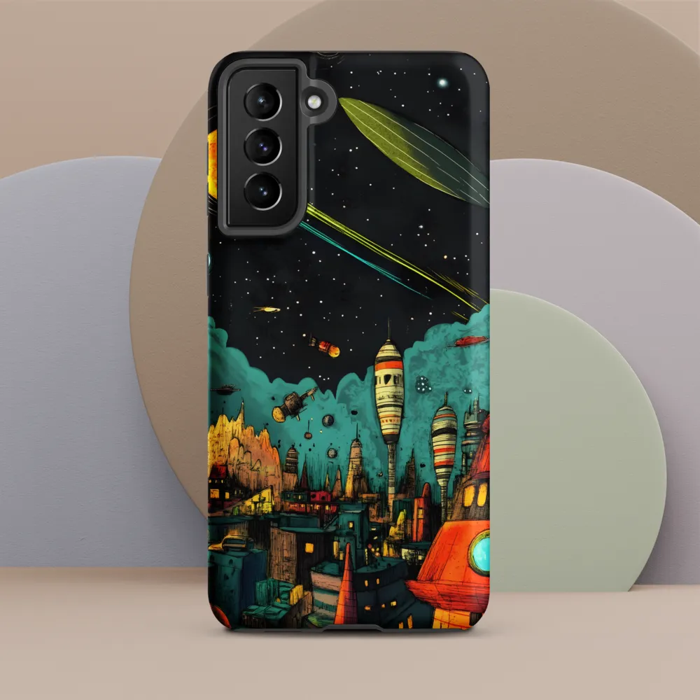 Galactic Cityscape: A Journey Through Imagination