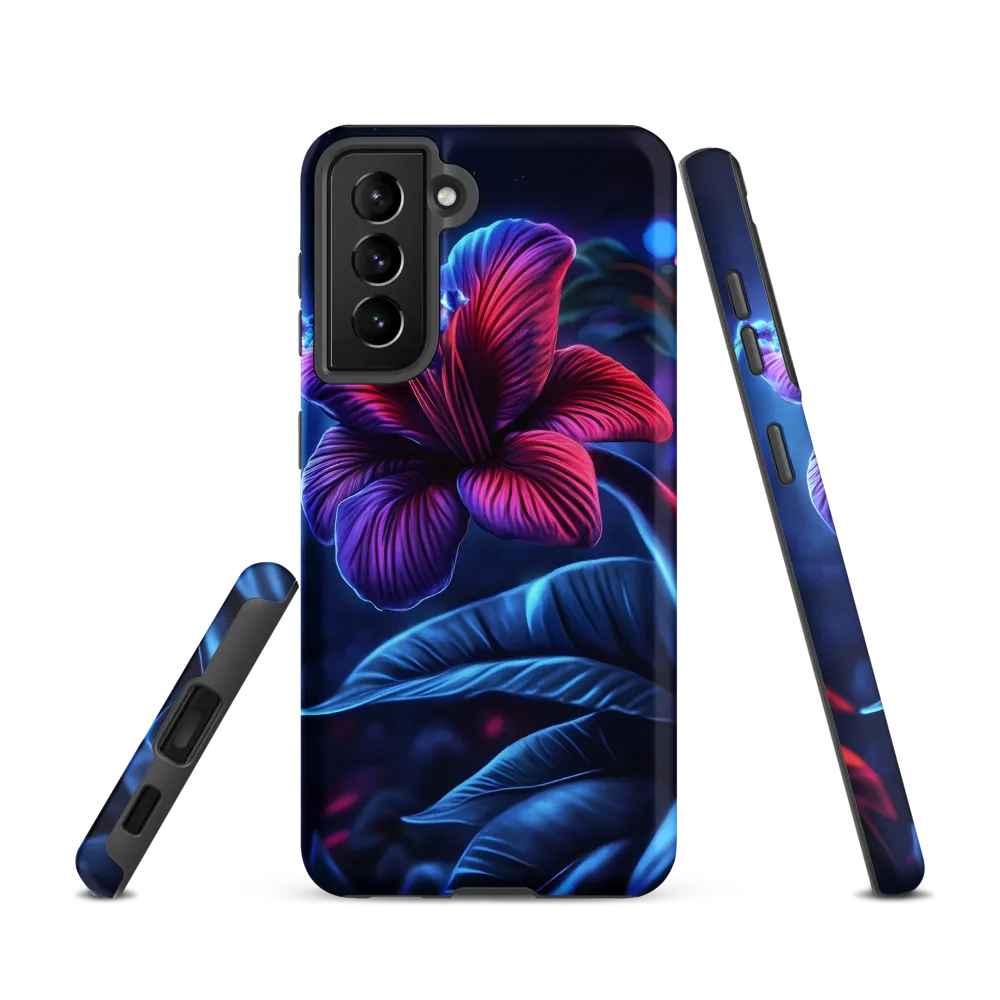 Illuminated Serenity: The Surreal Blossom