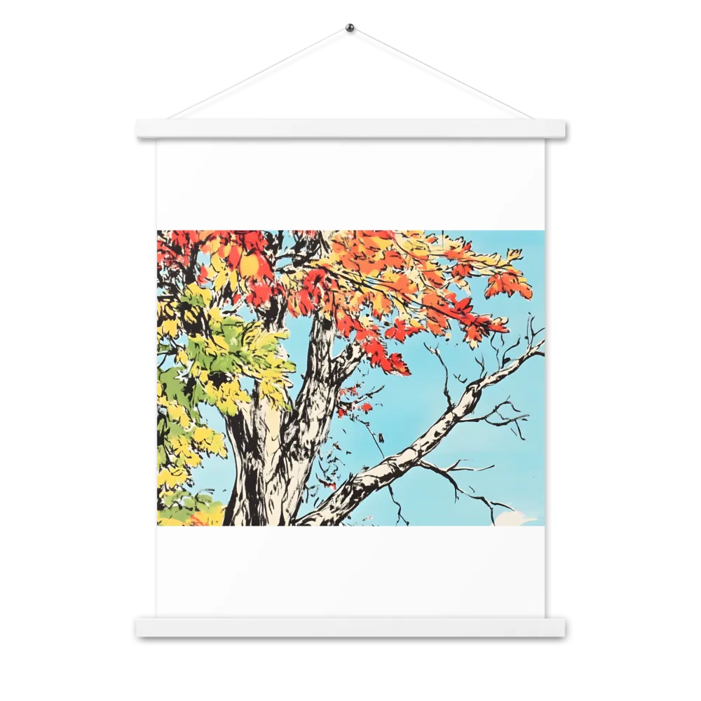 Autumn's Embrace | Poster With White Wood Hanger | 18″×24″