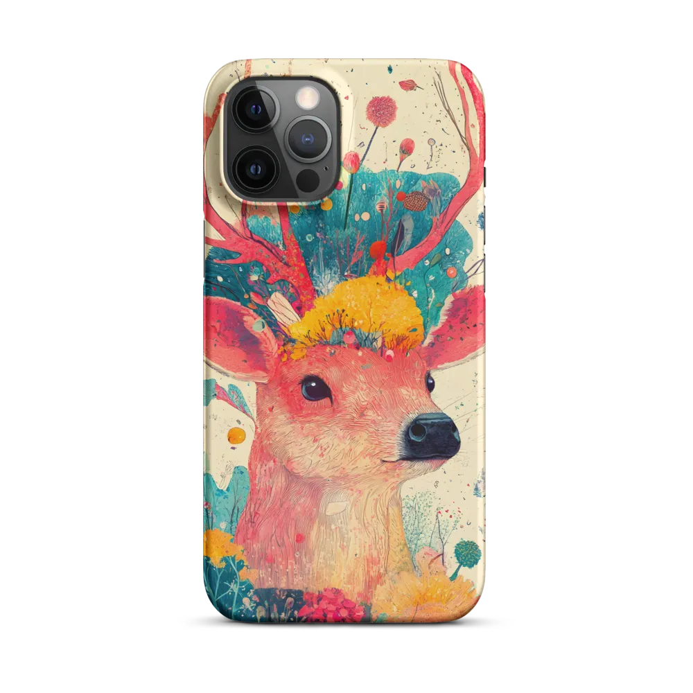 Whimsical Harmony: A Deer in Bloom
