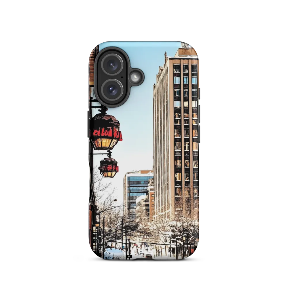 Winter's Urban Embrace | Phone Case |  16 | Tough Case | Matte