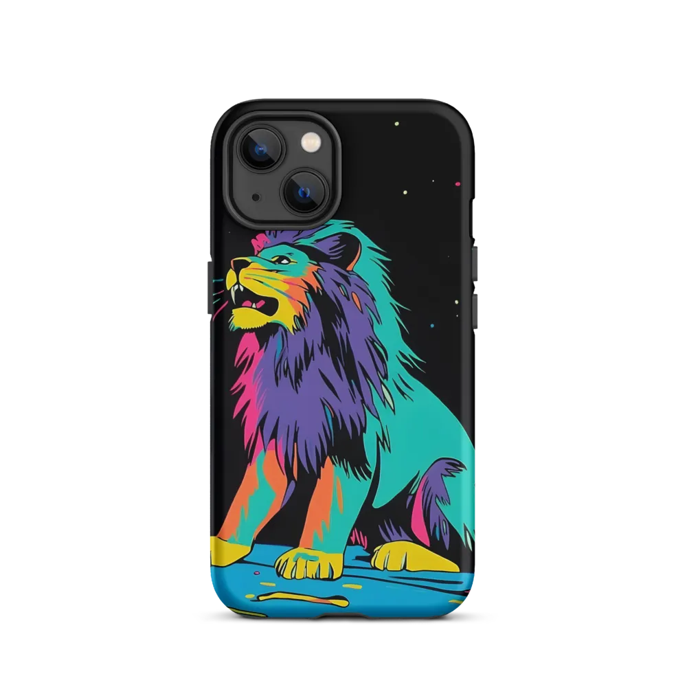Roaring Colors: The Neon Lion