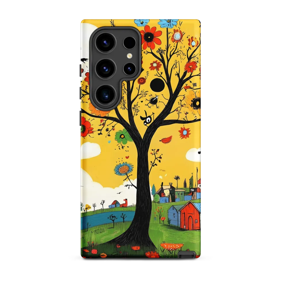 Whimsical Blooms of Life | Phone Case |  S24 Ultra | Tough Case | Matte