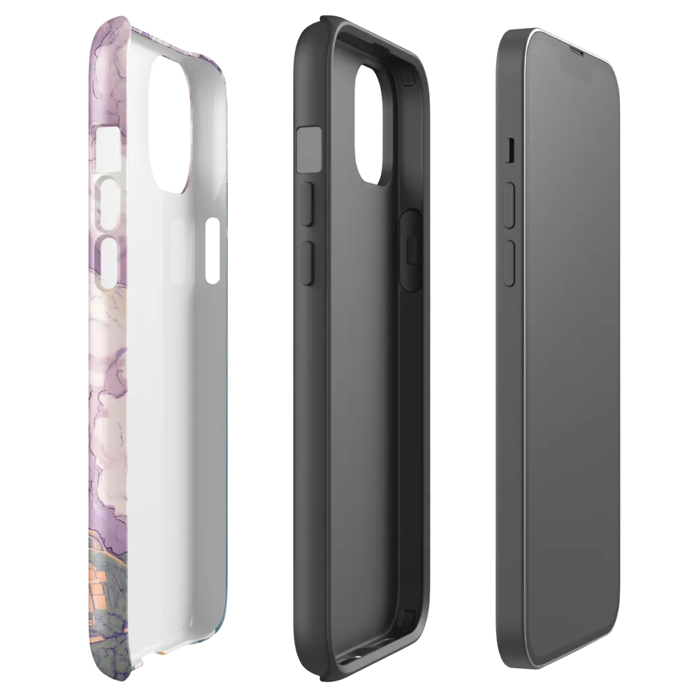 Serenity Over the Coast | Phone Case |  14 Plus | Tough Case | Glossy