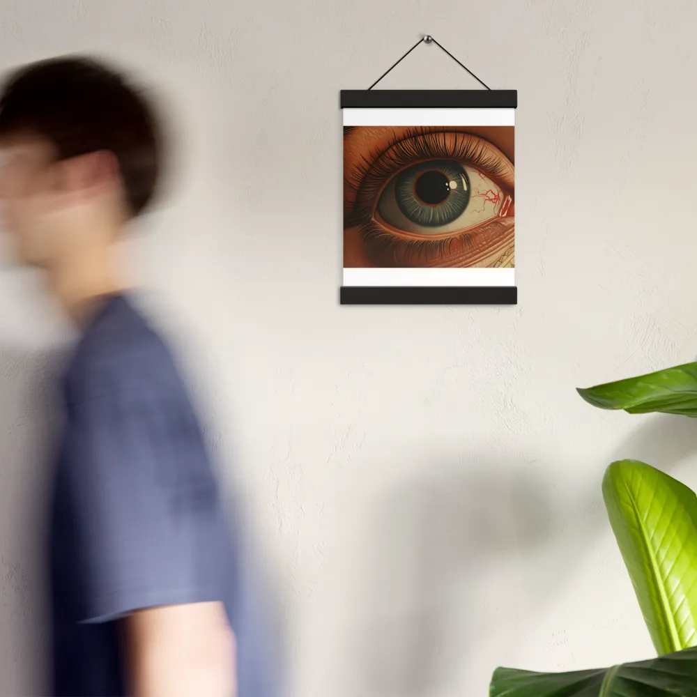 The Gaze of Anatomy | Poster With Black Wood Hanger | 8″×10″