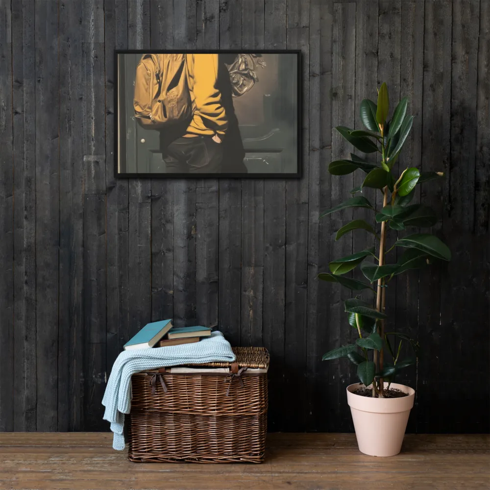 Silent Reflection | Canvas with Black Frame | 20″×30″