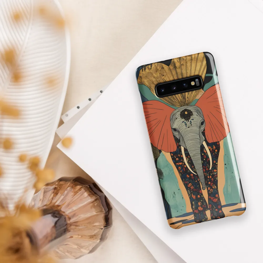 Whimsical Majesty: The Elephant of Dreams | Phone Case |  S10 Plus | Snap Case | Glossy