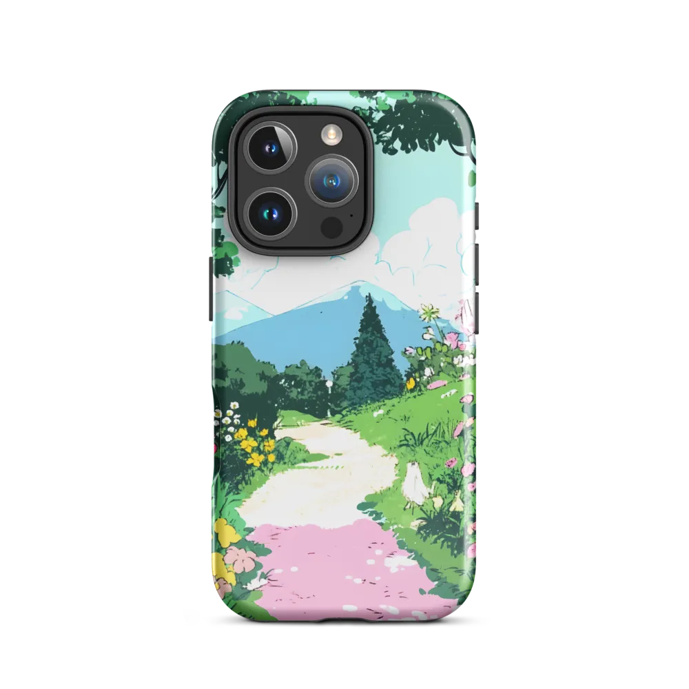 A Serene Journey Through Nature | Phone Case |  16 Pro | Tough Case | Glossy