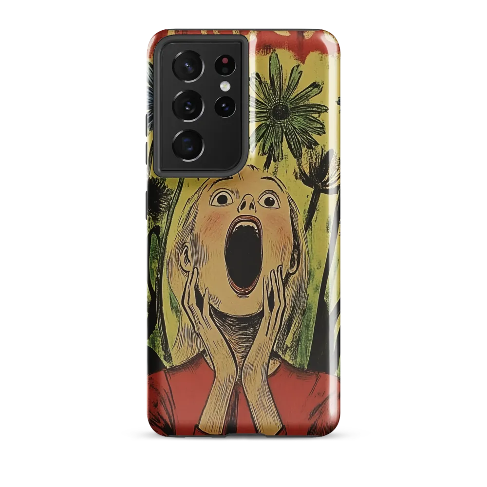 The Echo of Panic | Phone Case |  S21 Ultra | Tough Case | Glossy