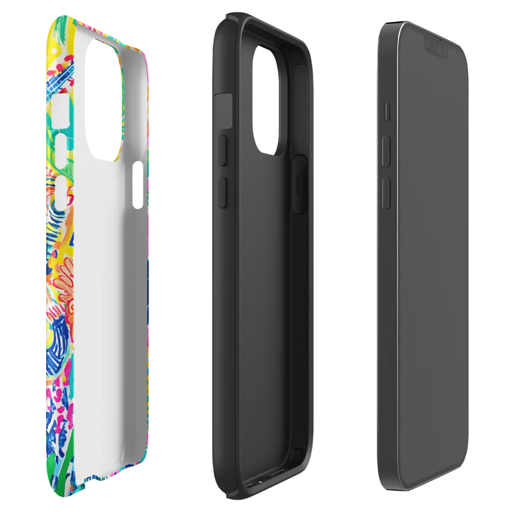 Joyful Duet: A Celebration of Music | Phone Case |  13 Pro Max | Tough Case | Matte