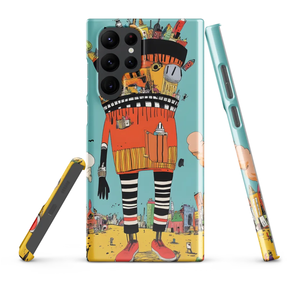 Urban Fantasia: A Whimsical Encounter | Phone Case |  S22 Ultra | Snap Case | Glossy
