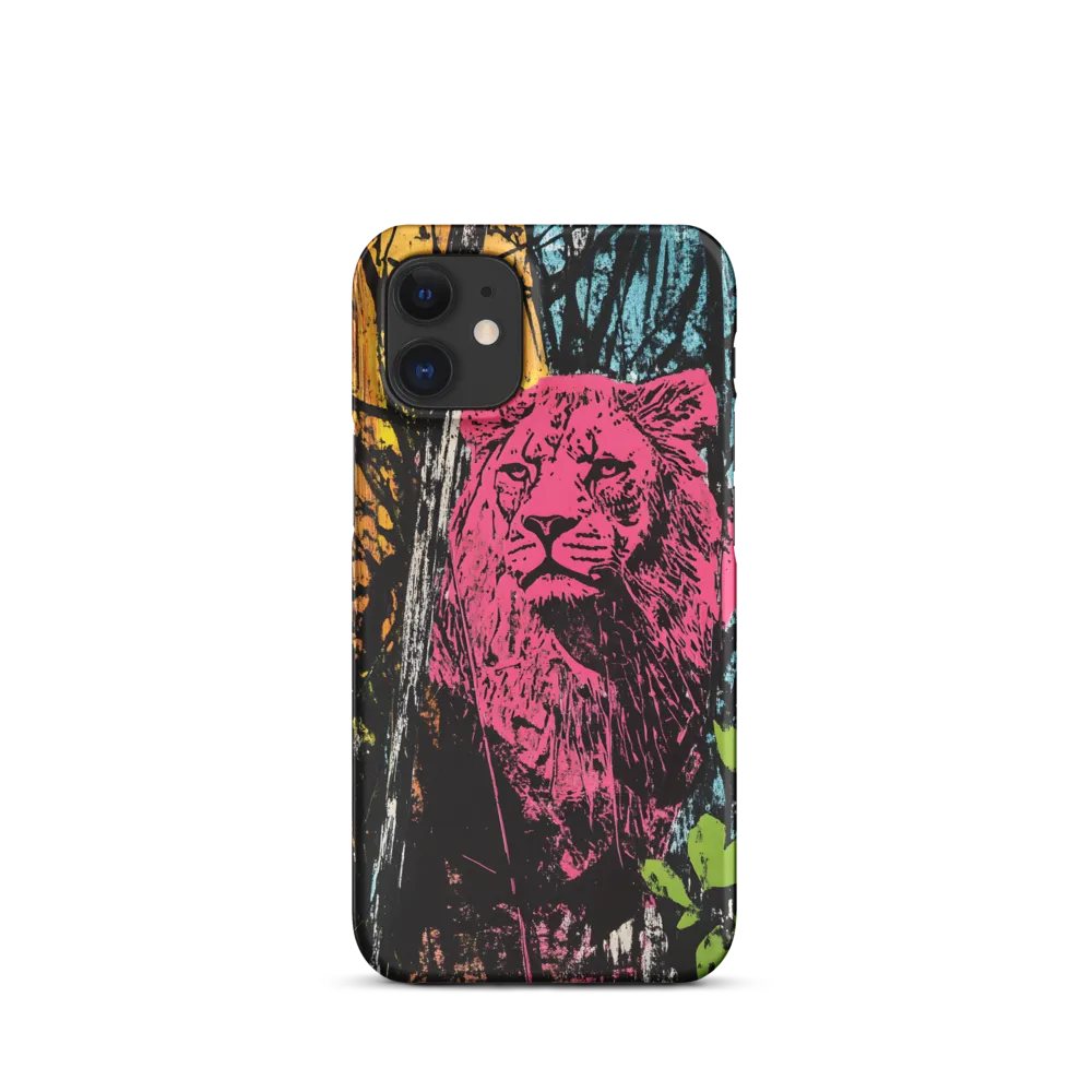 Fierce Vibrance: The Pink Lion
