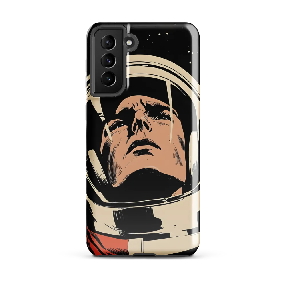 Gaze of the Astronaut | Phone Case |  S21 Plus | Tough Case | Glossy