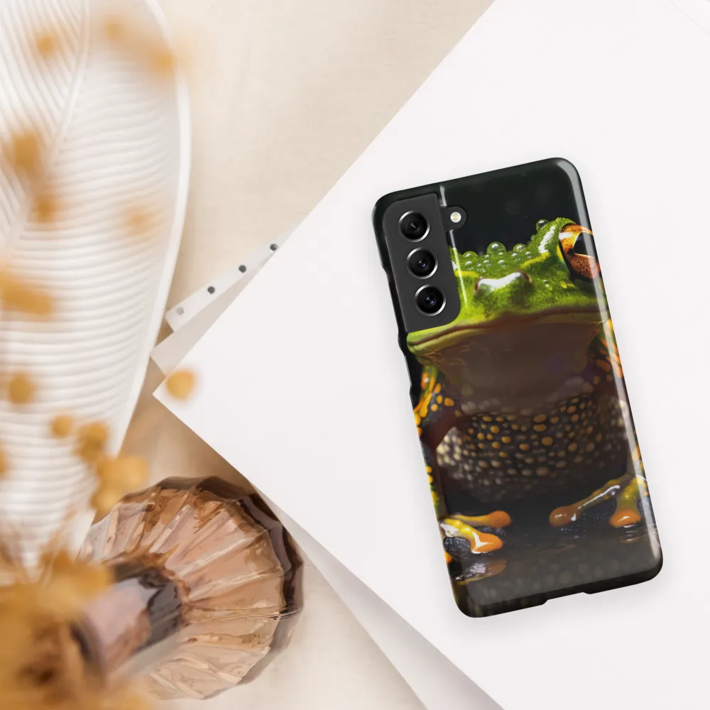 Emerald Elegance: The Frog in Focus