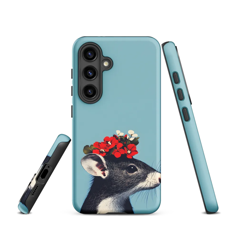 Whimsical Flora: A Mouse's Floral Crown