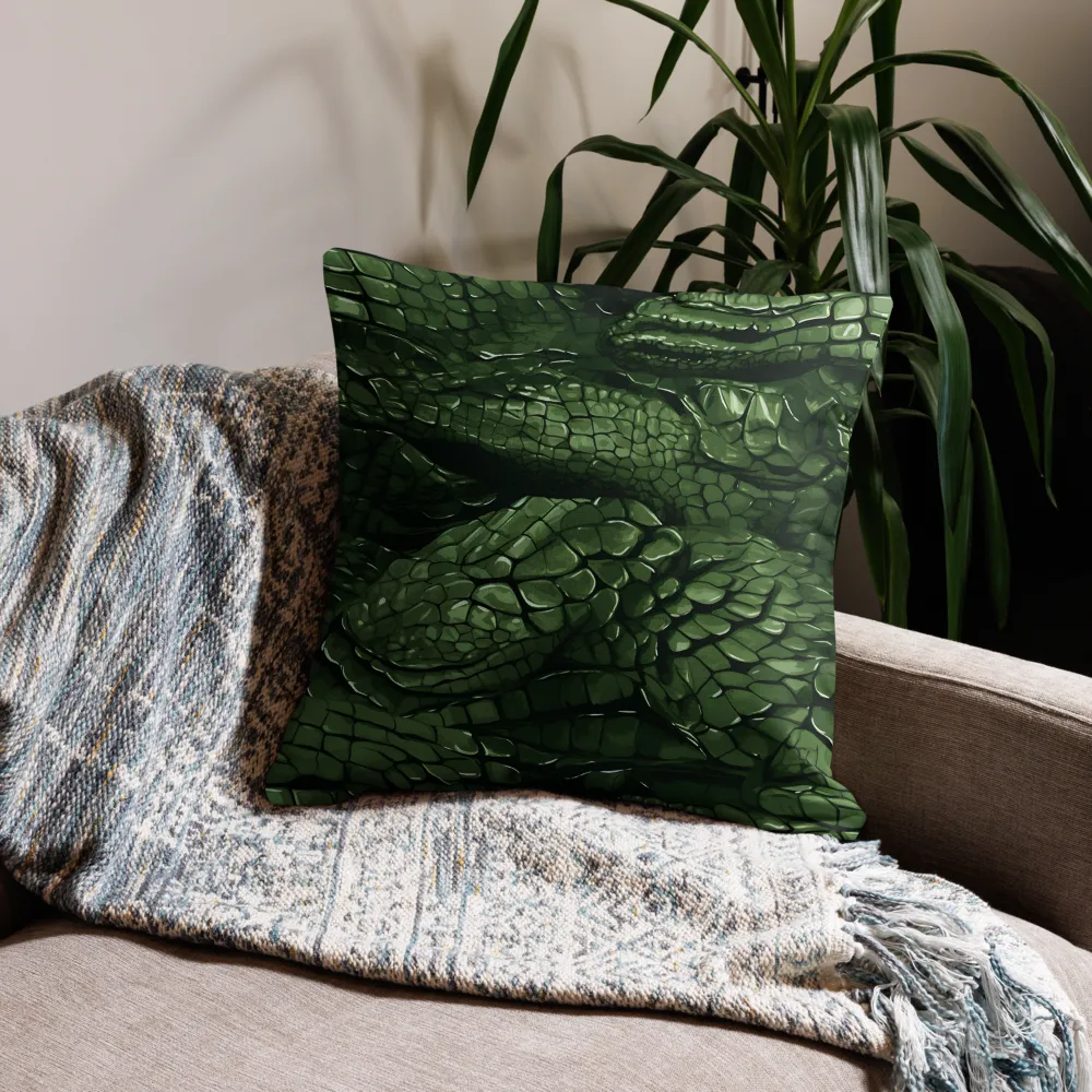 Serpentine Harmony | Pillow & Pillow Case | Multiple Sizes