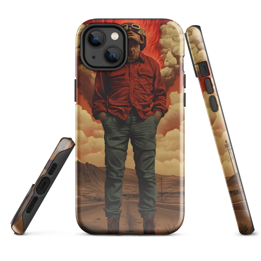 Defiant Spirit in a Surreal Landscape