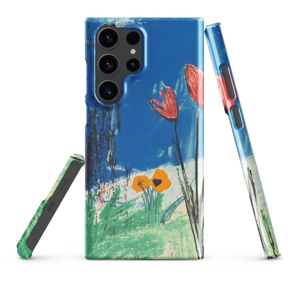 Joyful Blossoms in Blue