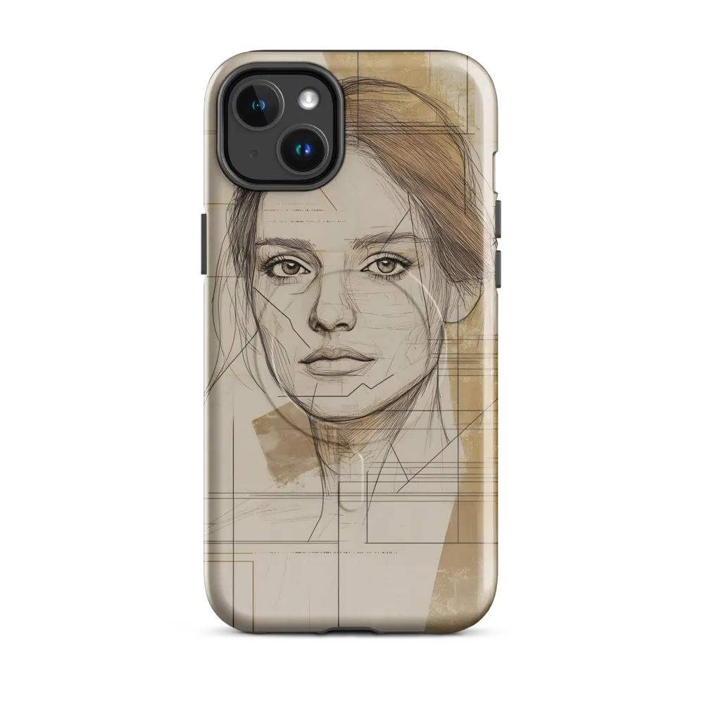 Geometric Elegance: A Modern Portrait