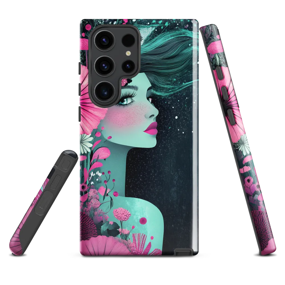 Floral Harmony: Portrait of Serenity