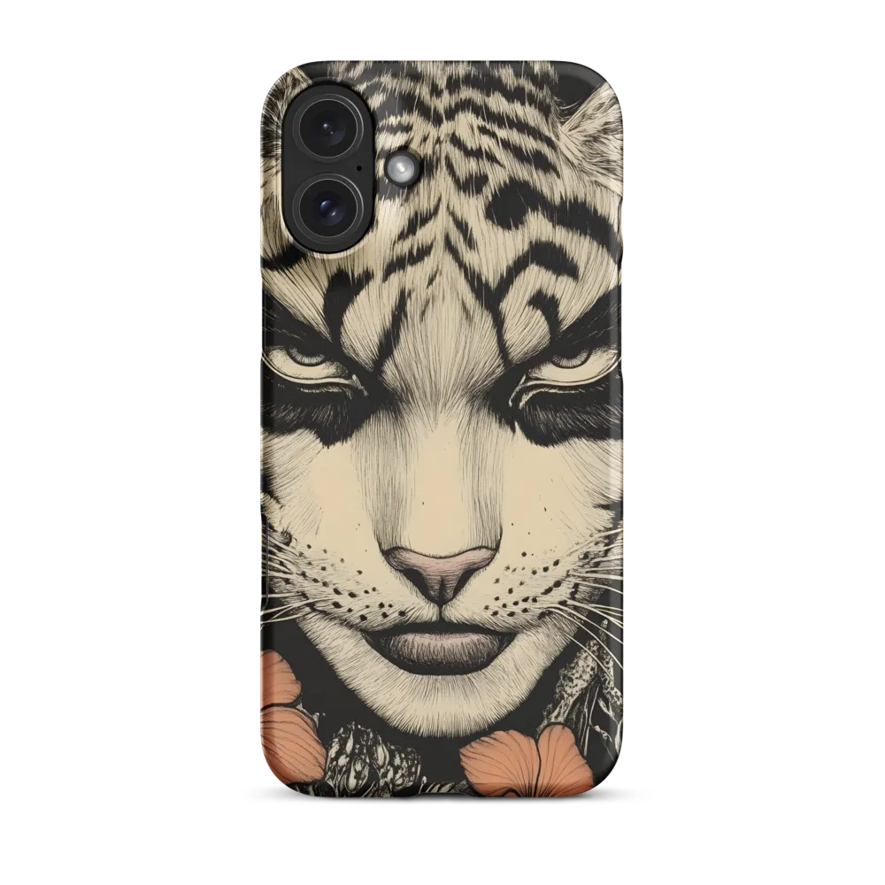 Feline Majesty: The Human-Leopard Connection | Phone Case |  16 Plus | Snap Case | Matte