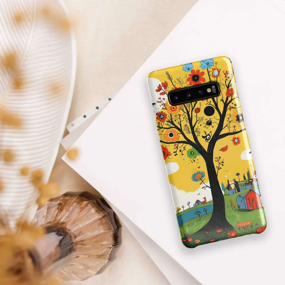 Whimsical Blooms of Life | Phone Case |  S10 Plus | Snap Case | Glossy