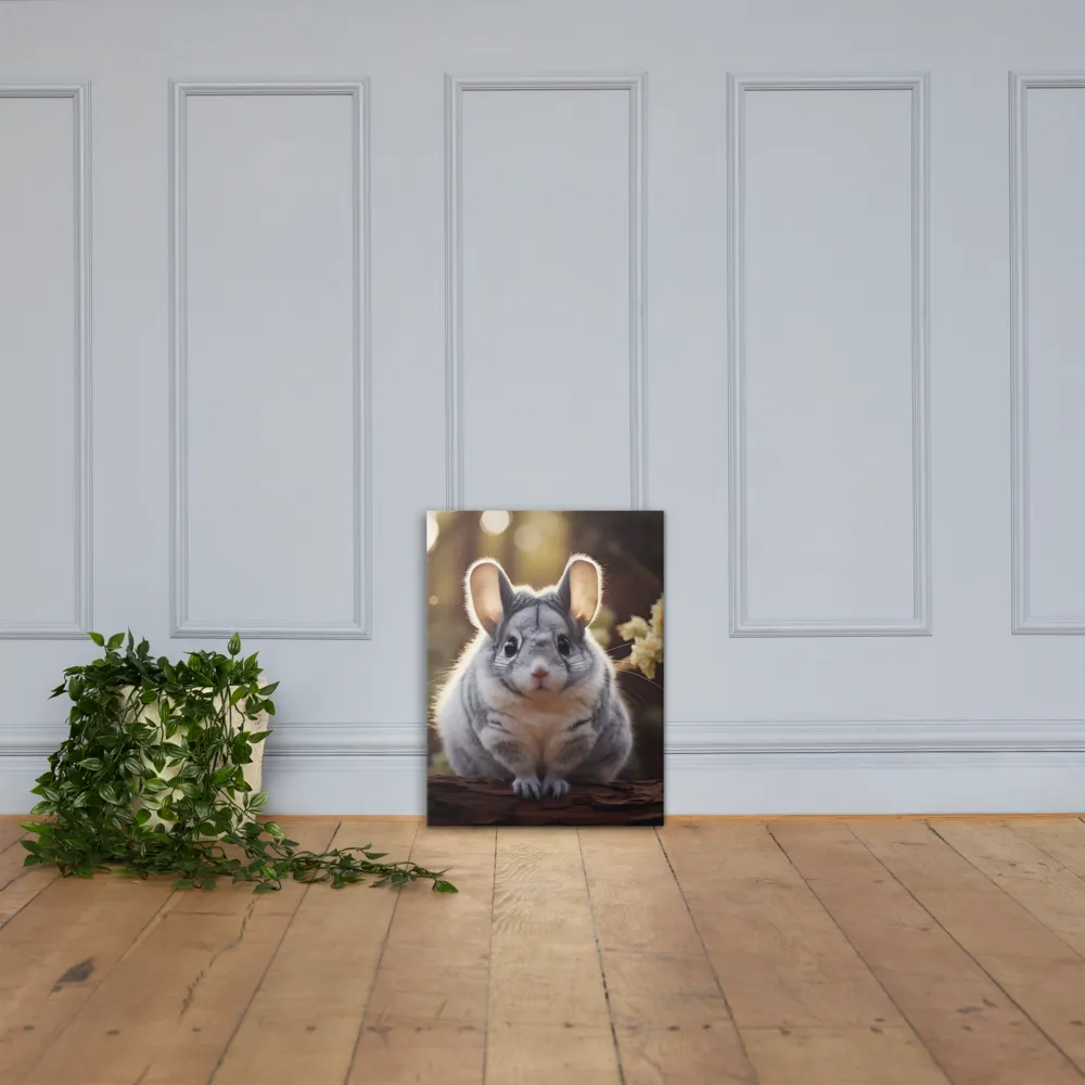 Curious Chinchilla in the Forest