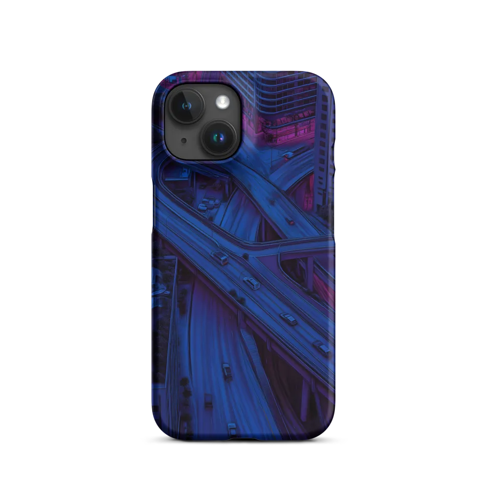 Urban Pulse: A Futuristic Drive | Phone Case |  15 | Snap Case | Matte
