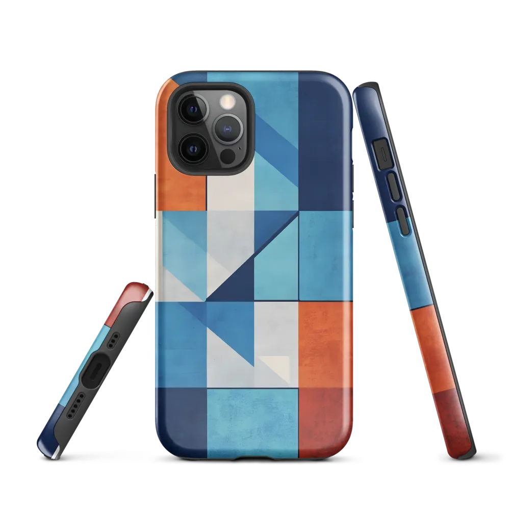 Geometric Harmony in Color | Phone Case |  12 Pro | Tough Case | Glossy