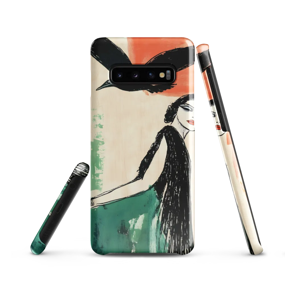 Elegance in Flight | Phone Case |  S10 | Snap Case | Glossy