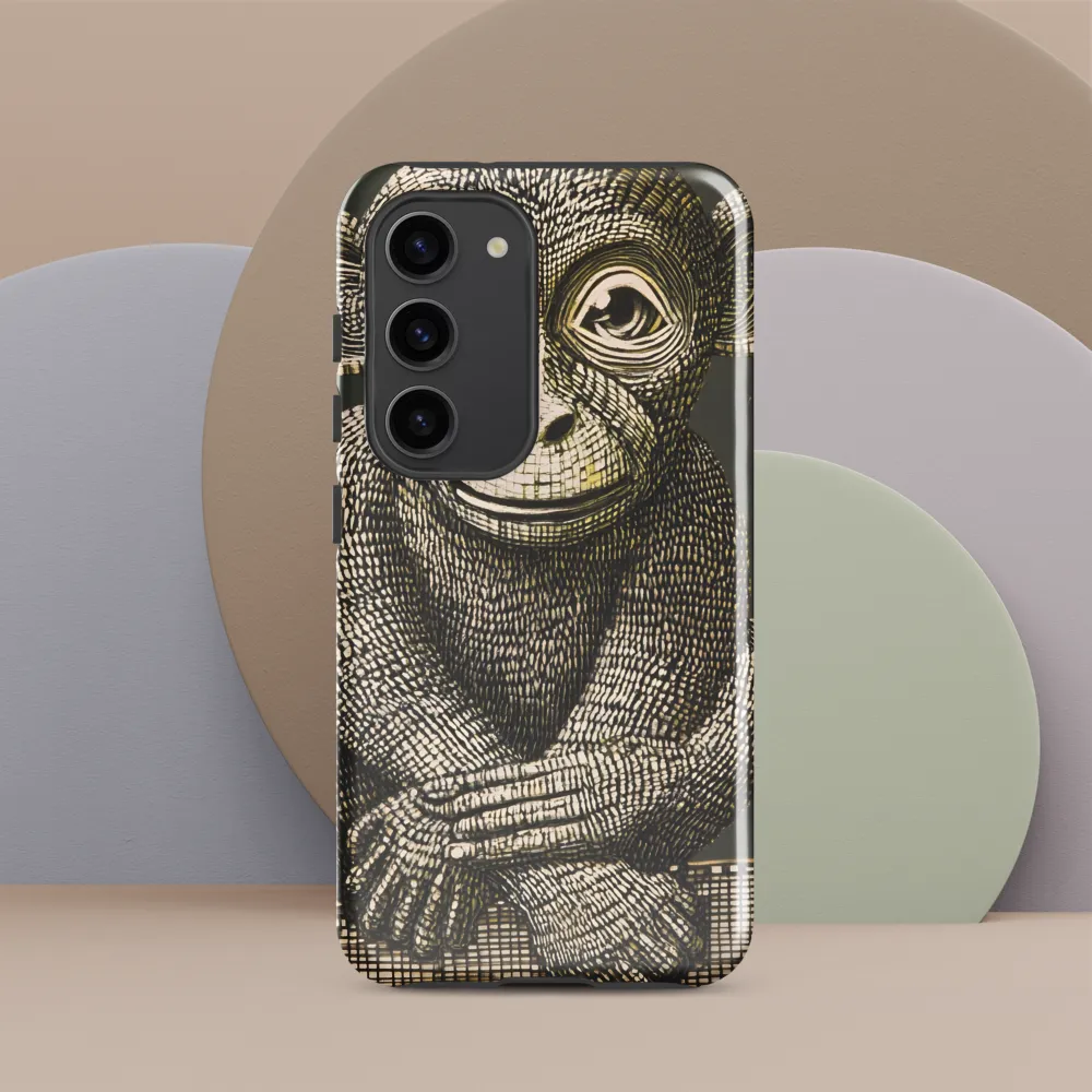 Intricate Primate Portrait