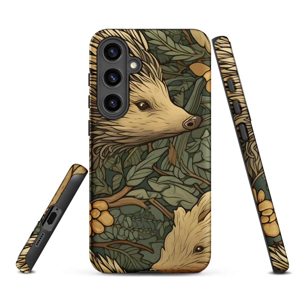 Whimsical Hedgehog Garden | Phone Case |  S24 Plus | Tough Case | Matte