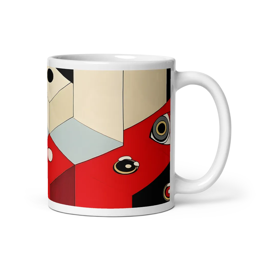 Dynamic Cubism | Mug with White inside | 11 oz