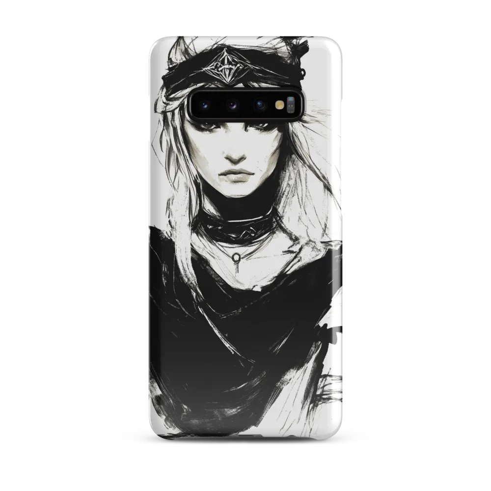 Intense Femininity in Monochrome | Phone Case |  S10 Plus | Snap Case | Glossy