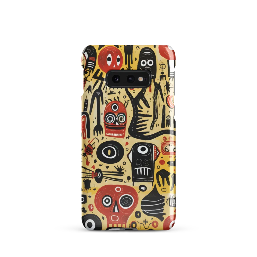 Abstract Encounters: A Dance of Faces and Symbols