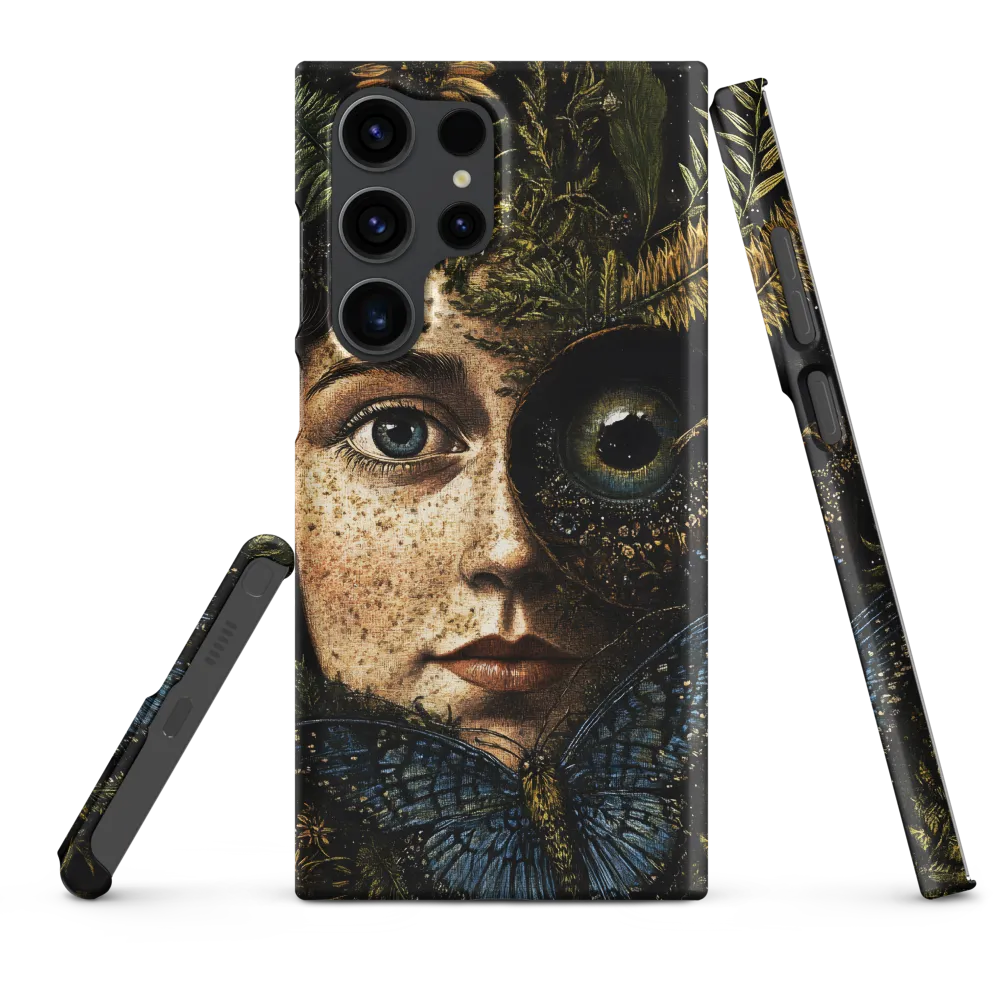 Nature's Embrace: A Surreal Portrait | Phone Case |  S23 Ultra | Snap Case | Matte