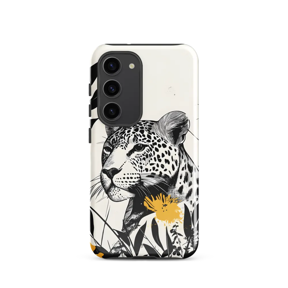 Majestic Leopard Amongst Flora