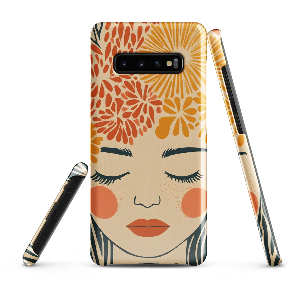 Serenity in Bloom | Phone Case |  S10 Plus | Snap Case | Glossy