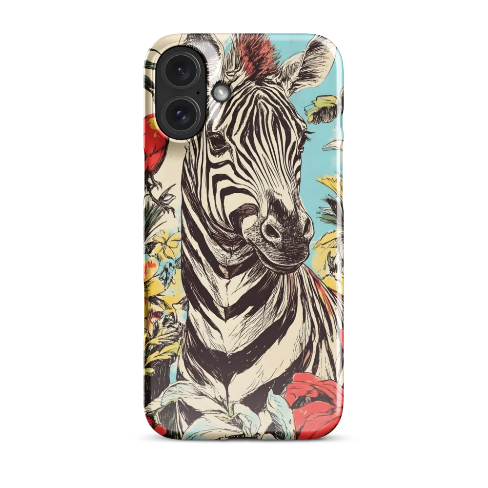 Zebra in Tropical Reverie