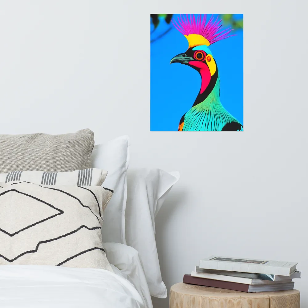 Whimsical Avian Portrait | Poster | 16″×20″