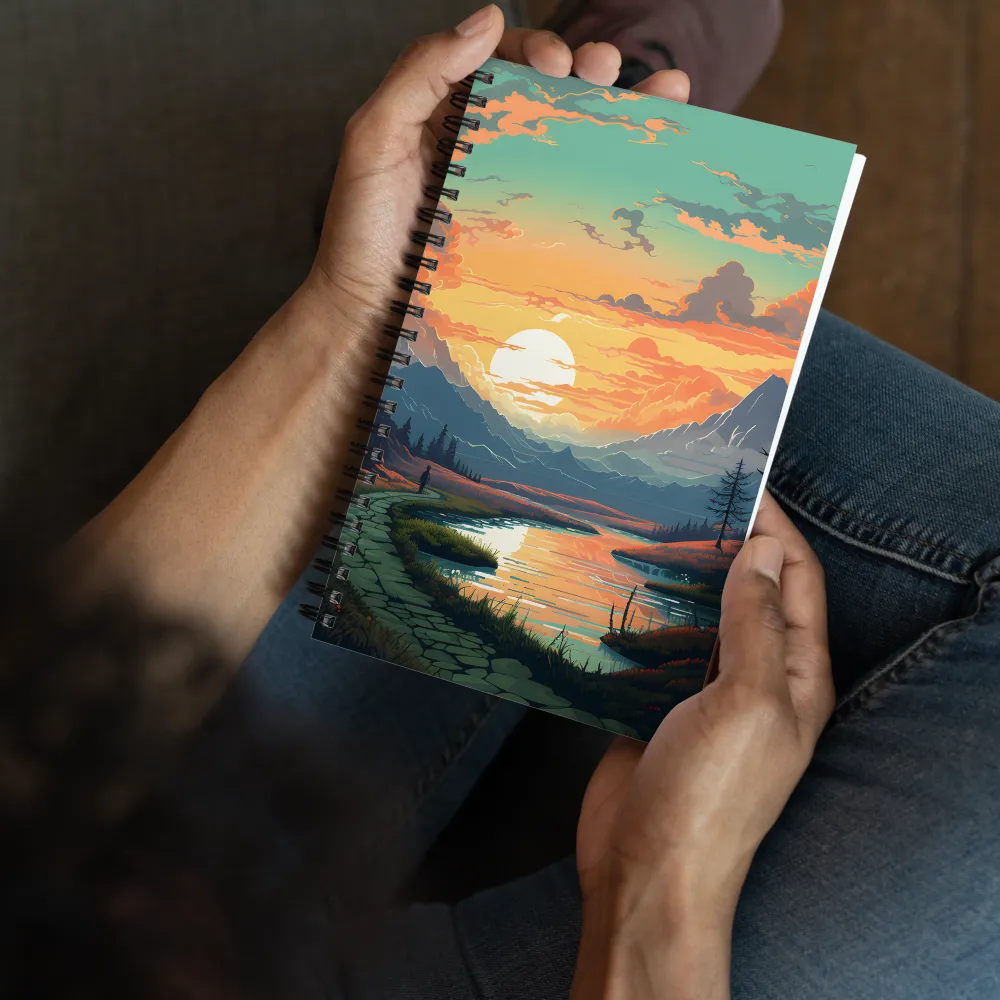 Serenity at Dusk | Spiral Notebook