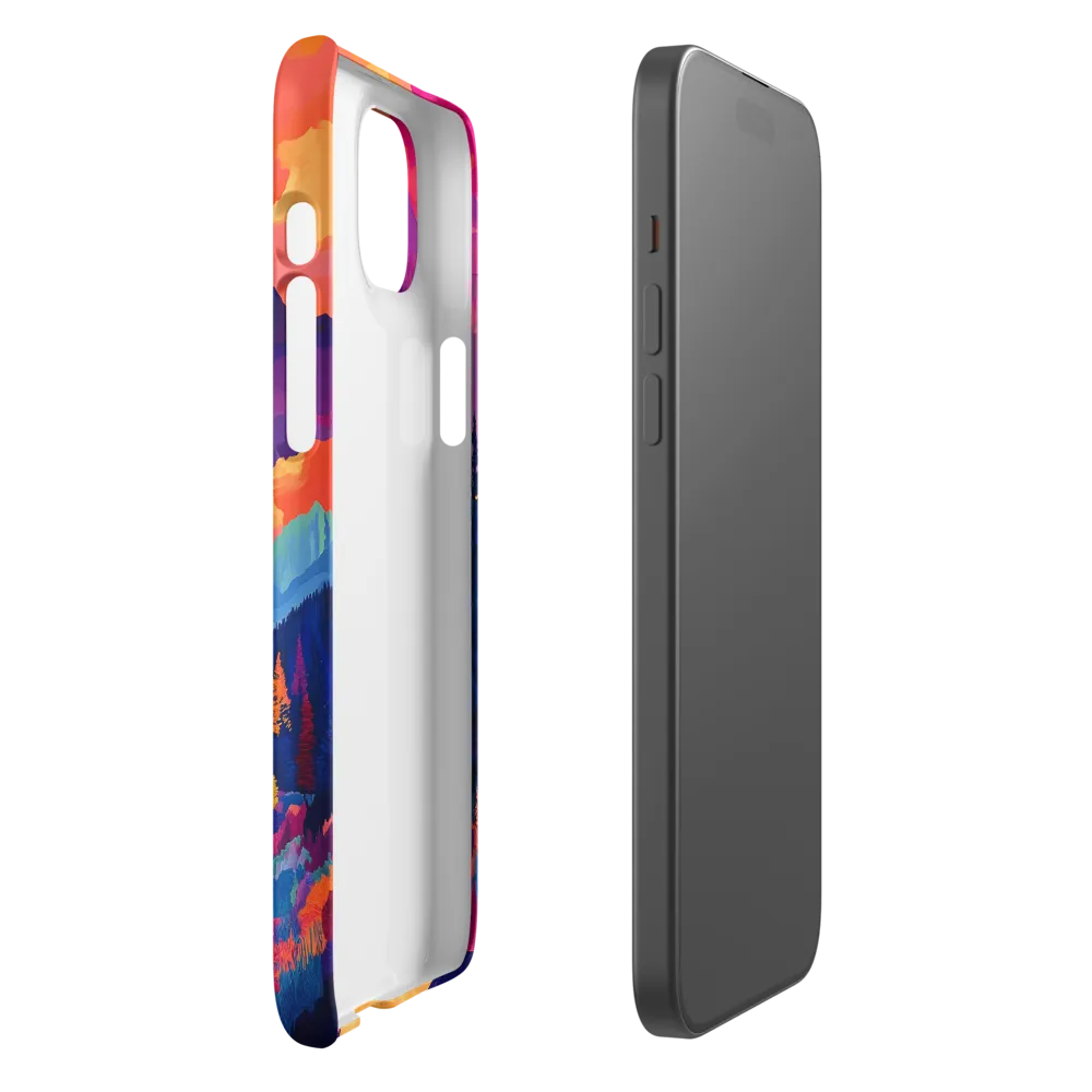 Radiant Serenity: A Surreal Landscape | Phone Case |  15 Plus | Snap Case | Matte