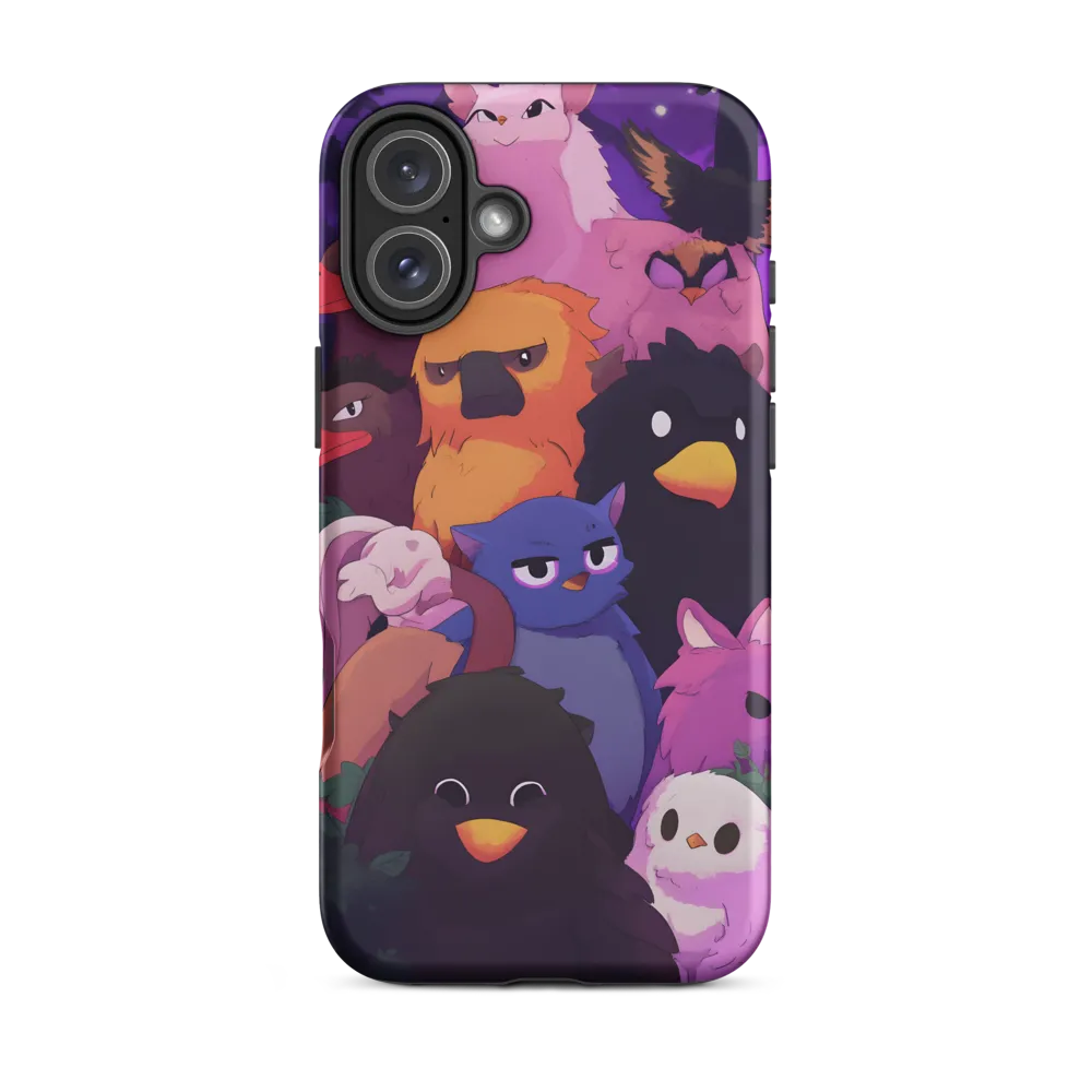 Whimsical Avian Gathering